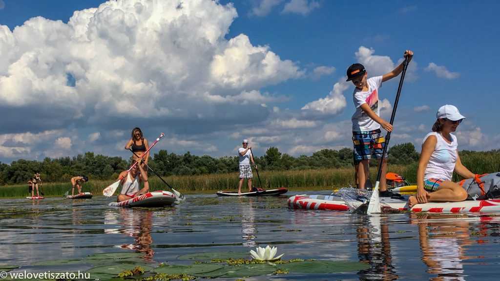SUP bérlés a Tisza-tónál